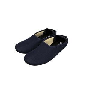 Mahabis Summer Womens Slippers House Shoes Removeable Soles NEW Nora NAVY 39/8